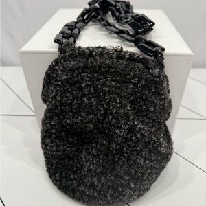 Saks Fifth Avenue Evening Bag with Silver Detail